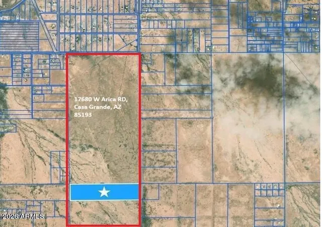 Photo 3 of Land for sale at 17680 W Arica Rd, Casa Grande, AZ 85193 | MLS# 6967581 | Listing updated on 2026-10-02