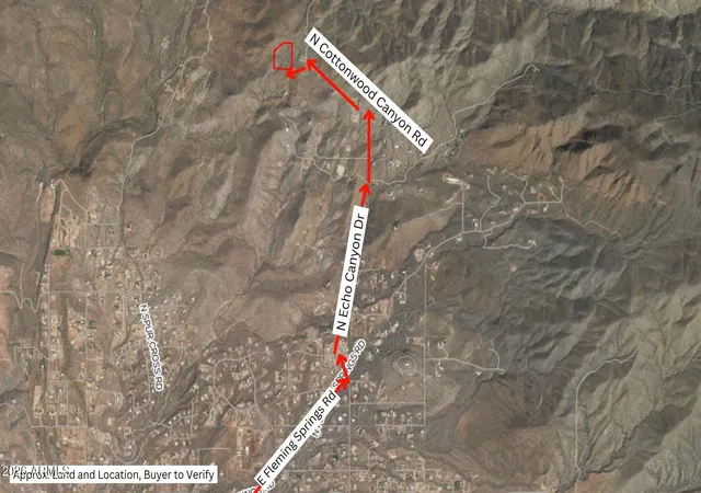 Photo 4 of Land for sale at 45xxx N Cottonwood Cyn Rd, Cave Creek, AZ 85331 | MLS# 6967738 | Listing updated on 2026-07-31