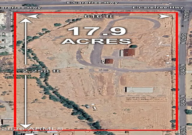 Photo 1 of Land for sale at 34406 N 12th Street #0, Phoenix, AZ 85085 | MLS# 6968500 | Listing updated on 2026-09-16