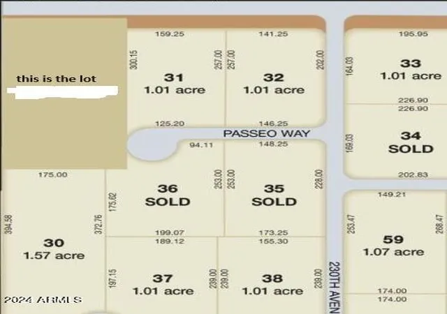 Photo 1 of Land for sale at 23030 W Passeo Way #1,2, Buckeye, AZ 85326 | MLS# 6974336 | Listing updated on 2026-09-24