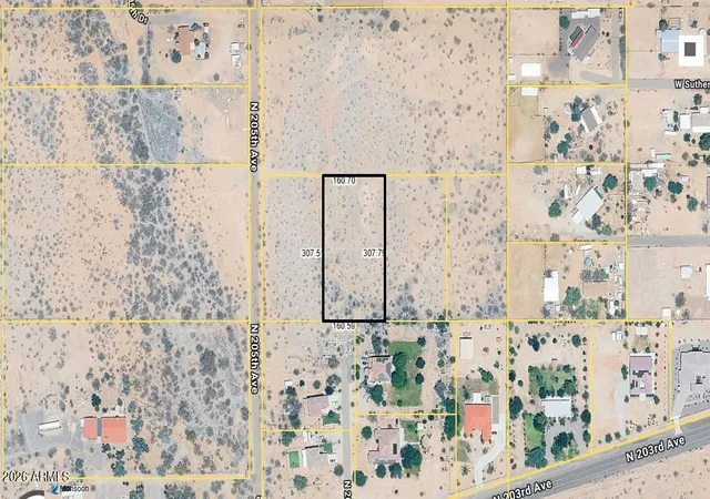 Photo 3 of Land for sale at 207xx N 205th (503 47 130) Ave, Wittmann, AZ 85361 | MLS# 6982145 | Listing updated on 2026-08-09