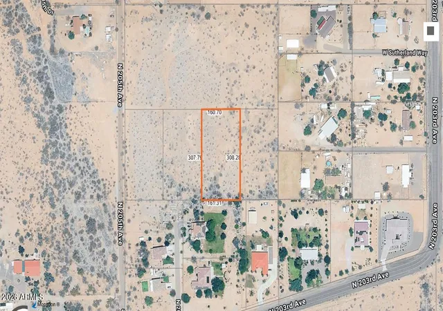 Photo 3 of Land for sale at 207xx N 205th (503 47 131) Ave, Wittmann, AZ 85361 | MLS# 6982149 | Listing updated on 2026-08-09