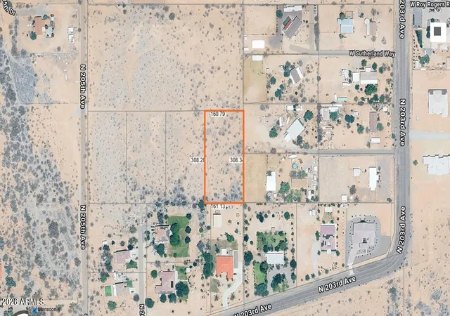 Photo 3 of Land for sale at 207xx N 205th (503 47 132) Ave, Wittmann, AZ 85361 | MLS# 6982152 | Listing updated on 2026-08-09