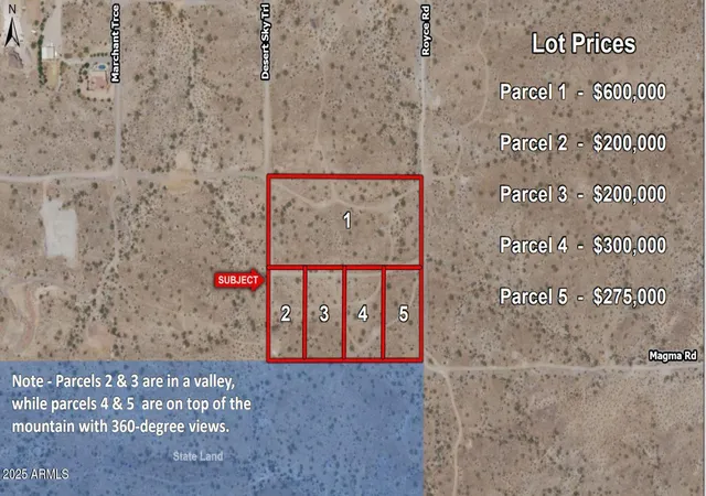 3rd image of 0 N Lot 1 - Royce Rd, Queen Creek, AZ 85142 | MLS# 6981752