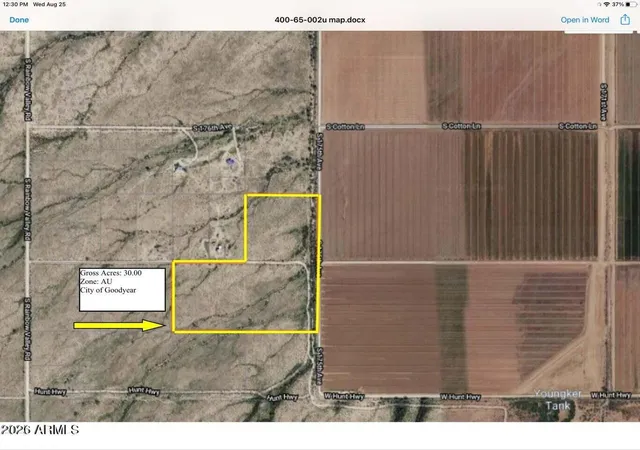 Photo 1 of Land for sale at 0 S 175th Avenue, Goodyear, AZ 85338 | MLS# 6984997 | Listing updated on 2026-02-18