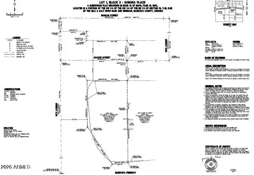 Photo 1 of Land for sale at 1345 W Apache St, Phoenix, AZ 85007 | MLS# 7079856 | Listing updated on 2026-10-21