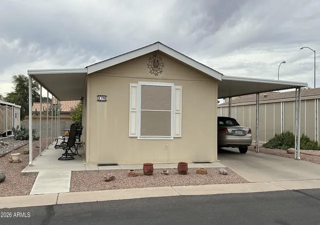 Photo 1 of Manufactured home for sale at 834 S Meridian Rd #174, Apache Junction, AZ 85120 | MLS# 6985945 | Listing updated on 2026-08-13
