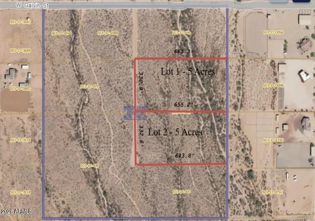 Photo 2 of Land for sale at 21600 W 2a Galvin St #1, Wittmann, AZ 85361 | MLS# 6986754 | Listing updated on 2026-03-02
