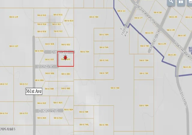 Photo 1 of Land for sale at 361st And Lower Buckeye Rd #D, Tonopah, AZ 85354 | MLS# 6989688 | Listing updated on 2026-07-13