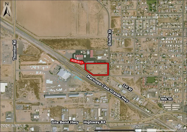 Photo 1 of Land for sale at 1075 N Schultz St, Casa Grande, AZ 85122 | MLS# 6992124 | Listing updated on 2026-03-02