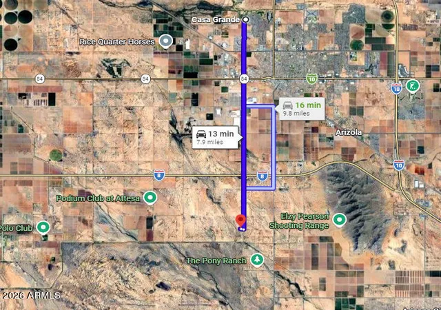 Photo 1 of Land for sale at 8736 Fox Rd, Casa Grande, AZ 85193 | MLS# 6993395 | Listing updated on 2026-09-04