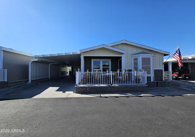 Photo 1 of Manufactured home for sale at 650 N Hawes Rd #3223, Mesa, AZ 85207 | MLS# 6999936 | Listing updated on 2026-06-12