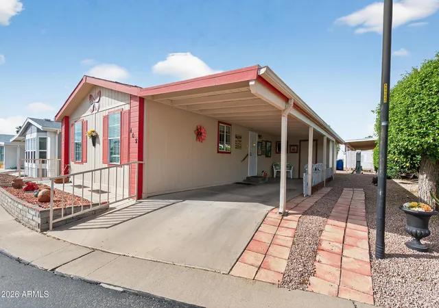 Photo 2 of Manufactured home for sale at 5735 E Mcdowell Rd #408, Mesa, AZ 85215 | MLS# 6999007 | Listing updated on 2026-08-11