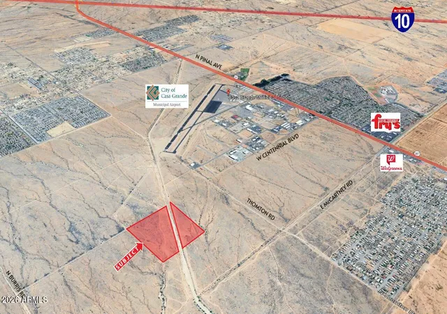 Photo 3 of Land for sale at 0 W Centennial Blvd, Casa Grande, AZ 85122 | MLS# 7002332 | Listing updated on 2026-09-10