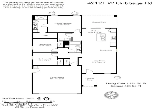 Photo 3 of Single family home for sale at 42121 W Cribbage Rd, Maricopa, AZ 85138 | MLS# 7001680 | Listing updated on 2026-09-08