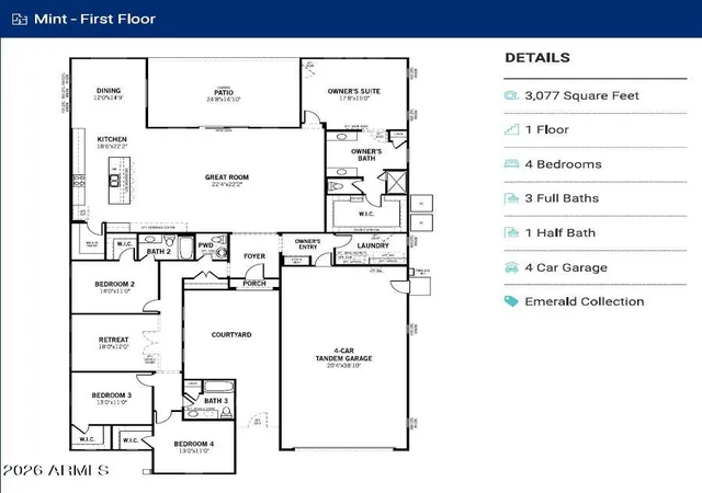 Photo 2 of Sale Pending at 22685 E Starflower Dr, Queen Creek, AZ 85142 | MLS# 7007396 | Listing updated on 2026-07-20