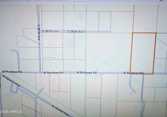 Photo 3 of Land for sale at 384xxx W Buckeye Rd, Tonopah, AZ 85354 | MLS# 7004689 | Listing updated on 2026-07-01