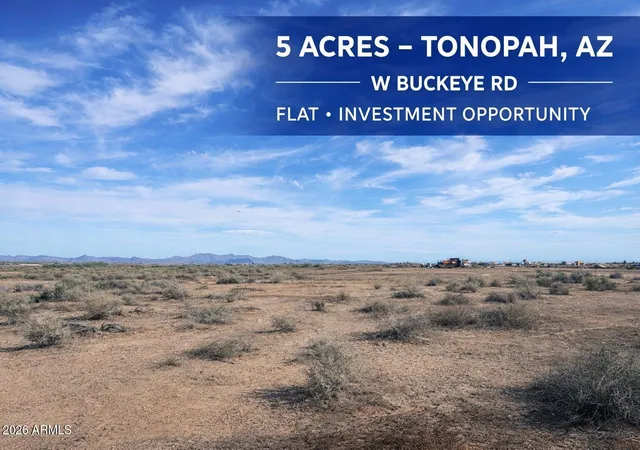 Photo 3 of Land for sale at 384xxx W Buckeye Rd, Tonopah, AZ 85354 | MLS# 7004689 | Listing updated on 2026-07-01