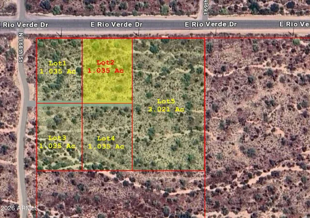 Photo 3 of Land for sale at 280x2 N 168th Street #-2, Scottsdale, AZ 85262 | MLS# 7006503 | Listing updated on 2026-06-12