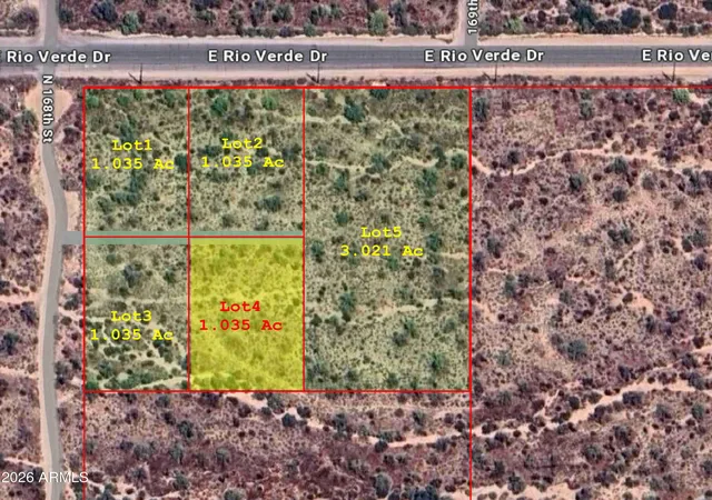 Photo 3 of Land for sale at 280x4 N 168th Street #-4, Rio Verde, AZ 85263 | MLS# 7006535 | Listing updated on 2026-06-12
