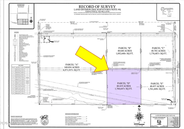 Photo 2 of Land for sale at 0000 W Curtis Parcel ''d'' Rd, Eloy, AZ 85131 | MLS# 7012617 | Listing updated on 2026-07-12