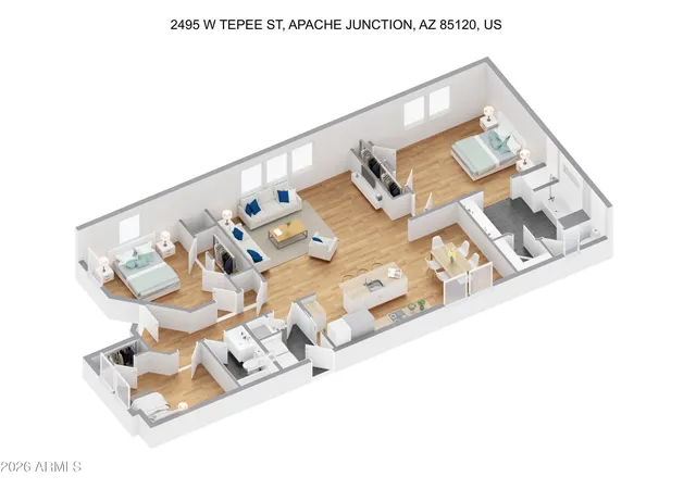 3rd image of 2495 W Tepee St, Apache Junction, AZ 85120 | MLS# 7034162
