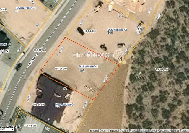 Photo 1 of Land for sale at 5623 Meridian Ct #105, Prescott, AZ 86305 | MLS# 7009340 | Listing updated on 2026-04-04