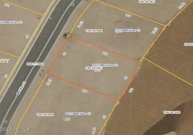 Photo 1 of Land for sale at 5615 Meridian Ct #103, Prescott, AZ 86305 | MLS# 7009346 | Listing updated on 2026-04-05