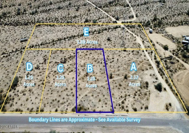 Photo 1 of Land for sale at 55912 W Barnes Rd Lot B #0, Maricopa, AZ 85139 | MLS# 7015039 | Listing updated on 2026-09-24