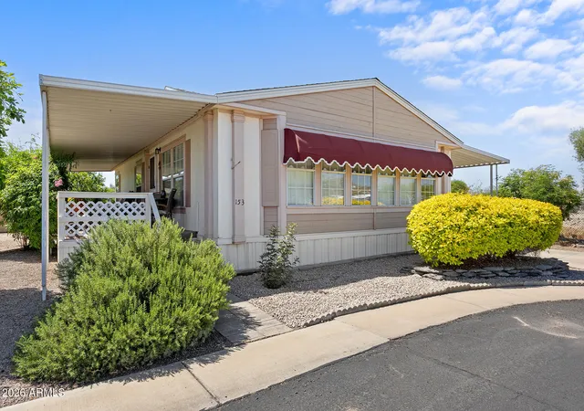 Photo 1 of Manufactured home for sale at 2701 E Utopia Rd #153, Phoenix, AZ 85050 | MLS# 7018996 | Listing updated on 2026-04-24