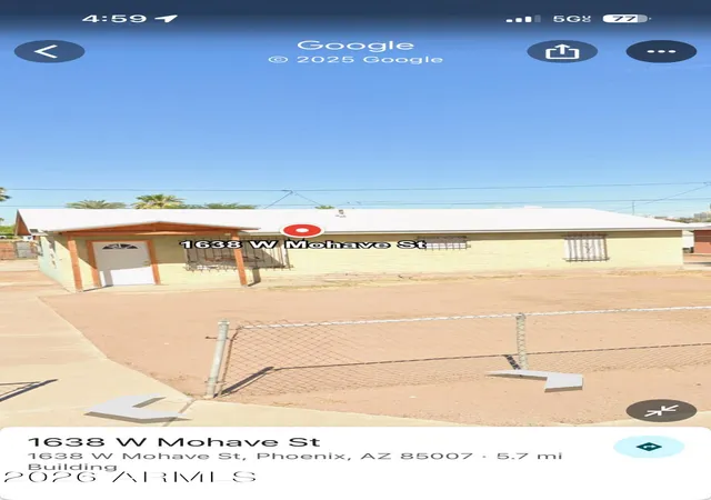 2nd image of 1638 W Mohave St, Phoenix, AZ 85007 | MLS# 7019262