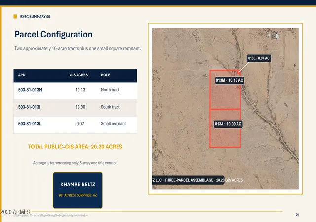 Photo 4 of Land for sale at 231xx W Jomax Rd, Wittmann, AZ 85361 | MLS# 7020697 | Listing updated on 2026-07-27