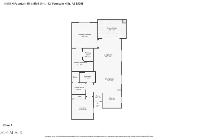 Homes for sale in Fountain Hills, AZ | 14815 N Fountain Hills Blvd #112, Fountain Hills, AZ 85268 | MLS# 7025153