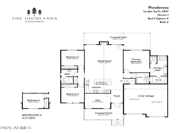 Photo 3 of Single family home for sale at 2336 Shaded Spring Trl, Flagstaff, AZ 86005 | MLS# 7022614 | Listing updated on 2026-09-17
