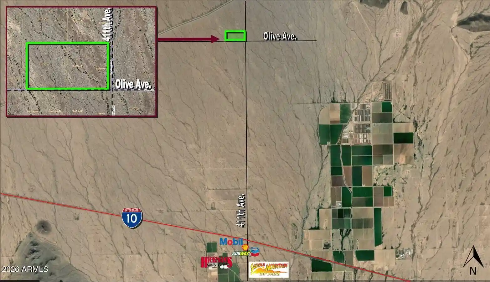 Photo 1 of Land for sale at 9200 411 Ave #27, Tonopah, AZ 85354 | MLS# 7073393 | Listing updated on 2026-10-12