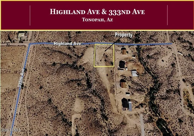 Photo 1 of Land for sale at 0004 W Highland Ave, Tonopah, AZ 85354 | MLS# 7025014 | Listing updated on 2026-07-20