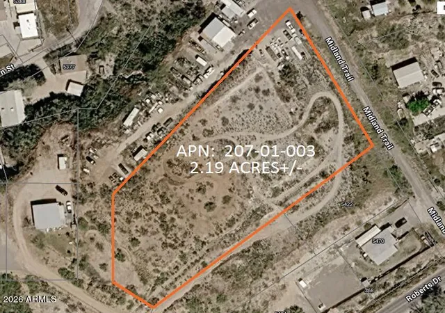 Photo 2 of Land for sale at 5400 E Midland Trl, Globe, AZ 85501 | MLS# 7057512 | Listing updated on 2026-07-23