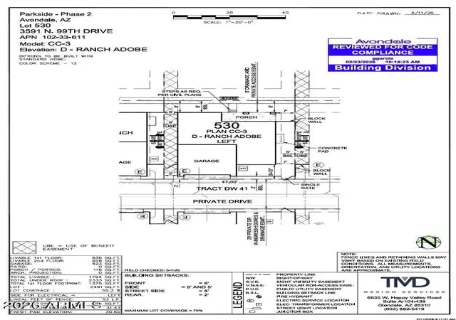 Photo 3 of Single family home for sale at 3591 N 99th Drive, Avondale, AZ 85392 | MLS# 7031369 | Listing updated on 2026-09-07