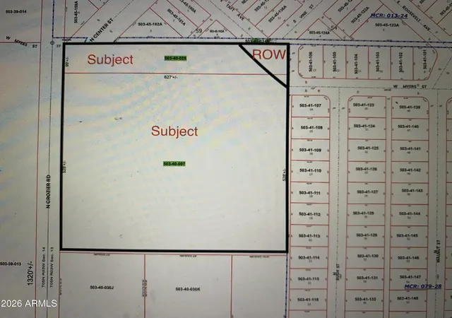 Photo 2 of Land for sale at - N Crozier Rd, Wittmann, AZ 85361 | MLS# 7033051 | Listing updated on 2026-06-14