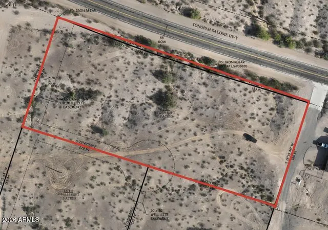 Photo 1 of Land for sale at 333xx W Tonopah Salome Hwy #Lot 1, Tonopah, AZ 85354 | MLS# 7033500 | Listing updated on 2026-09-03