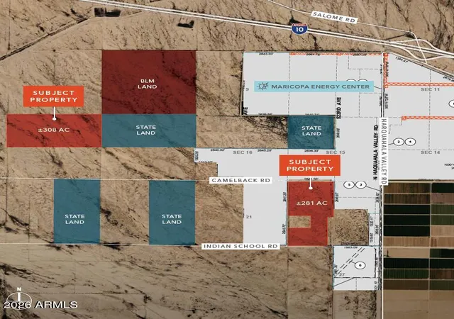 Photo 1 of Land for sale at 0 Harquahala Valley Rd, Tonopah, AZ 85354 | MLS# 7034069 | Listing updated on 2026-05-28
