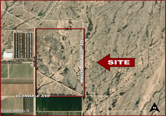 Photo 1 of Land for sale at 0 W Glendale Ave, Tonopah, AZ 85354 | MLS# 7035791 | Listing updated on 2026-06-01