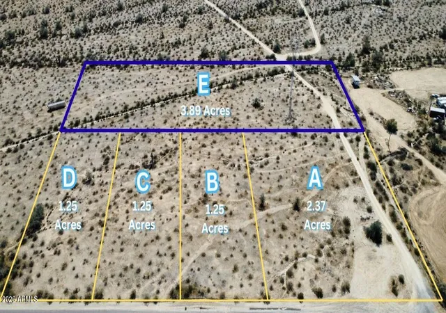 Photo 1 of Land for sale at 0 W Barnes Rd #E, Maricopa, AZ 85139 | MLS# 7035756 | Listing updated on 2026-09-24