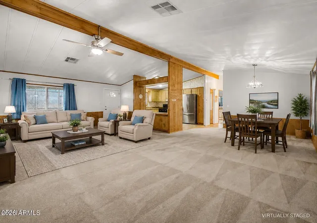 Photo 2 of Manufactured home for sale at 9828 E Pueblo Ave #54, Mesa, AZ 85208 | MLS# 7037756 | Listing updated on 2026-09-09