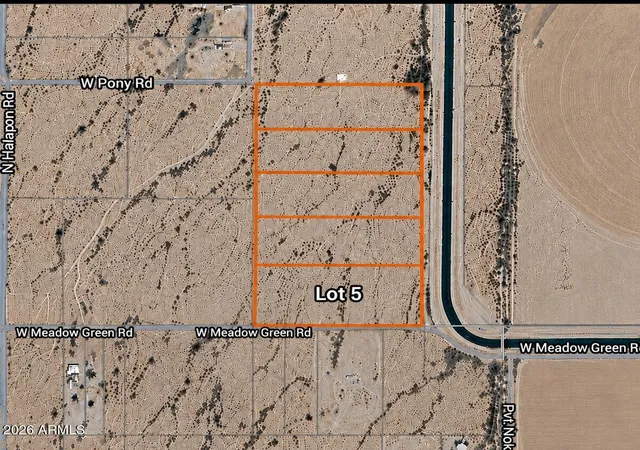 Photo 2 of Land for sale at 0 W Meadow Green Rd #5, Maricopa, AZ 85139 | MLS# 7039210 | Listing updated on 2026-06-15