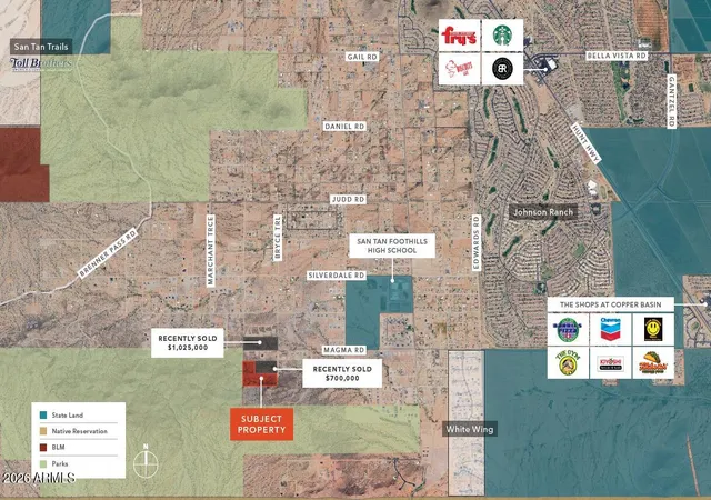 Land for sale at 000000 N Bryce Trl, Queen Creek, AZ 85142 | MLS# 7039276