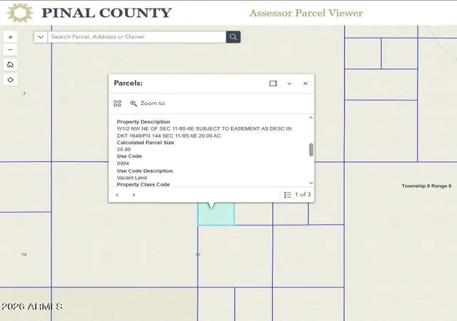 Photo 1 of Land for sale at 0 N Hotts Rd, Eloy, AZ 85131 | MLS# 7040263 | Listing updated on 2026-06-12