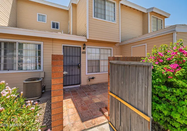 Photo 1 of Townhouse for sale at 625 S Westwood St #103, Mesa, AZ 85210 | MLS# 7041952 | Listing updated on 2026-08-23