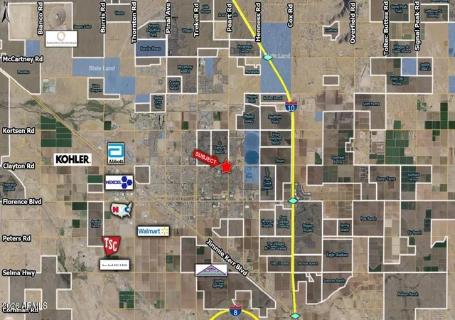 Photo 3 of Land for sale at 0 W Cottonwood Ln, Casa Grande, AZ 85194 | MLS# 7042058 | Listing updated on 2026-06-15