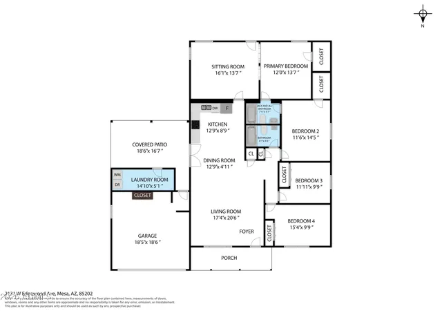 Photo 4 of Single family home for sale at 2131 W Edgewood Ave, Mesa, AZ 85202 | MLS# 7052596 | Listing updated on 2026-10-26